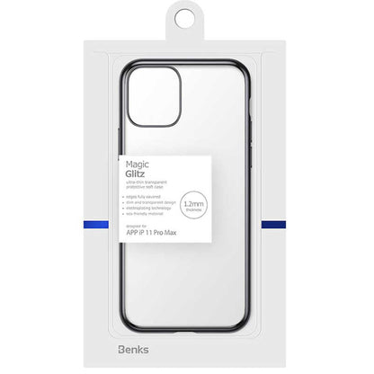 Apple iPhone 11 Pro Max Benks Magic Glitz Ultra-Thin Transparent Protective Soft Kapak - Görsel 2