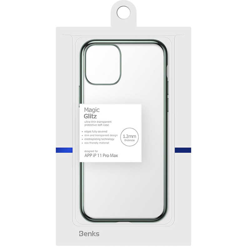 Apple iPhone 11 Pro Max Benks Magic Glitz Ultra-Thin Transparent Protective Soft Kapak - Görsel 3