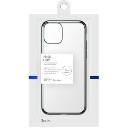 Apple iPhone 11 Pro Max Benks Magic Glitz Ultra-Thin Transparent Protective Soft Kapak - Görsel 3