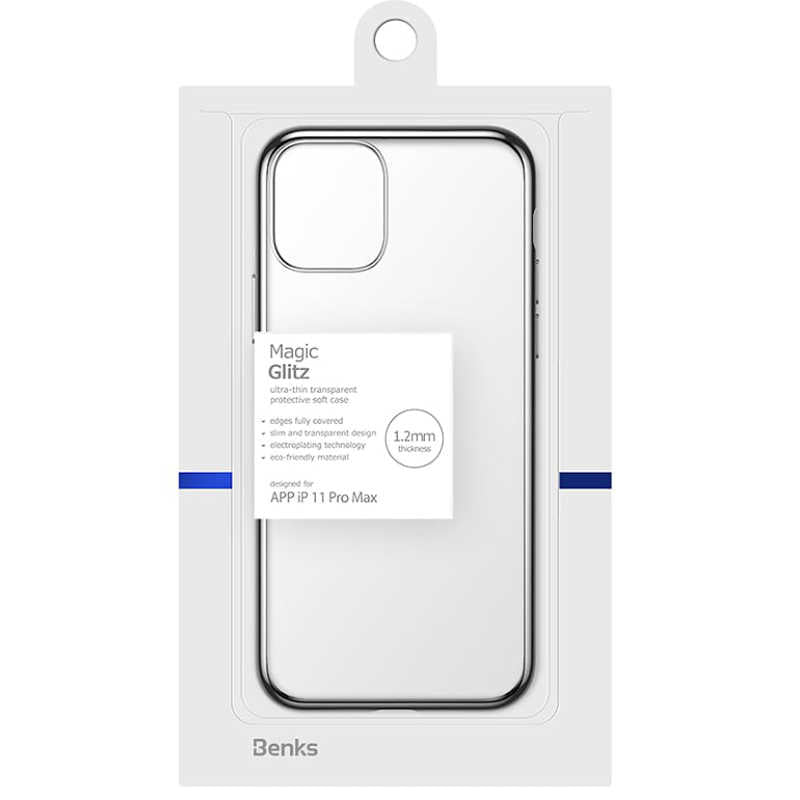 Apple iPhone 11 Pro Max Benks Magic Glitz Ultra-Thin Transparent Protective Soft Kapak - Görsel 4