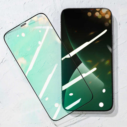 Apple iPhone 12 Benks 0.3mm V Pro Dust Proof Green Light Ekran Koruyucu - Görsel 2