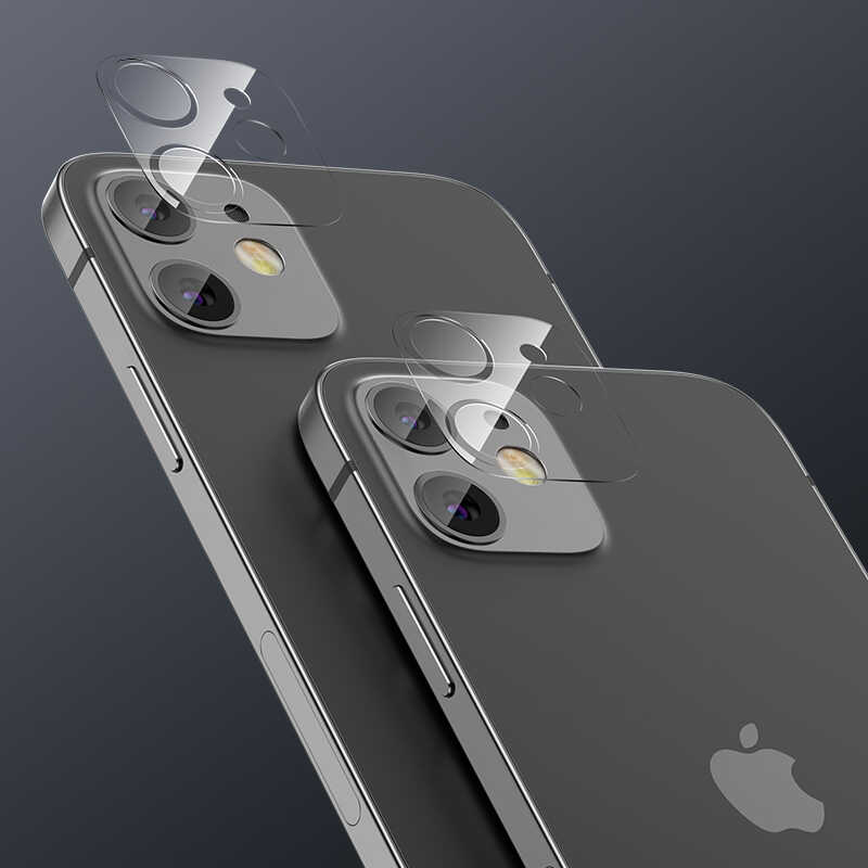 Apple iPhone 12 Benks Soft Kamera Lens Koruyucu Cam - Görsel 2