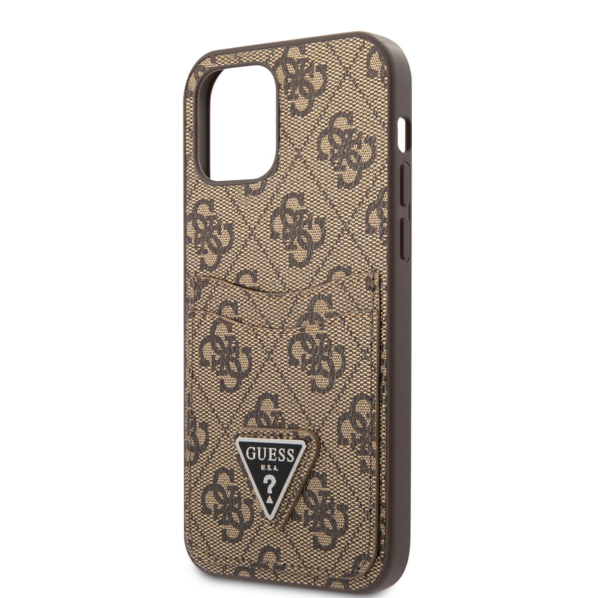 Apple iPhone 12 Kılıf GUESS Çift Kart Bölmeli Kapak - Görsel 3