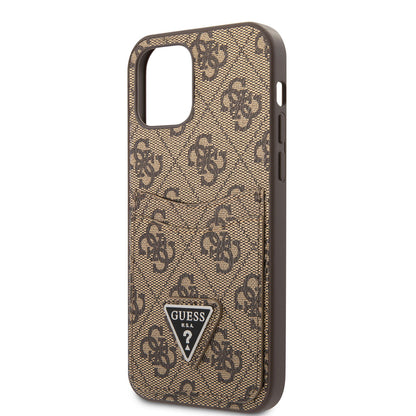 Apple iPhone 12 Kılıf GUESS Çift Kart Bölmeli Kapak - Görsel 3