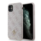 Apple iPhone 12 Kılıf Guess Orjinal Lisanslı M-safe Şarj Özellikli Small 4G Classic Kapak