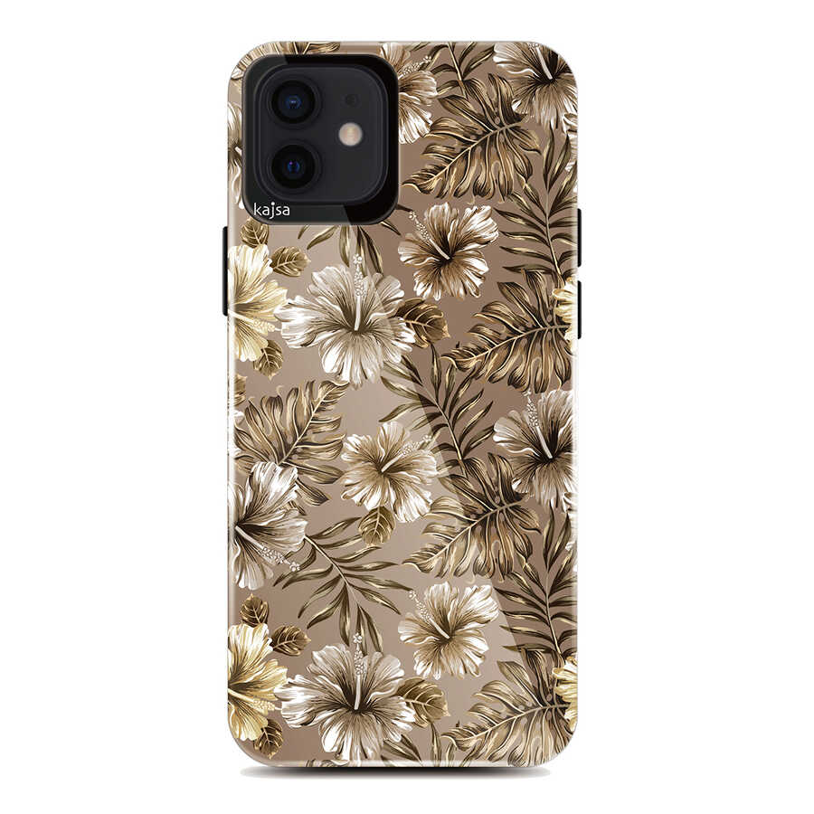 Apple iPhone 12 Kılıf Kajsa Botanic Kapak - Görsel 3