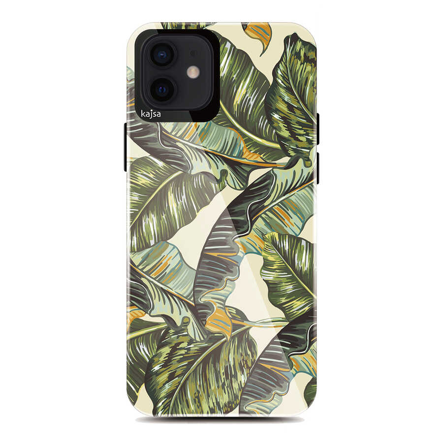 Apple iPhone 12 Kılıf Kajsa Botanic Kapak - Görsel 2