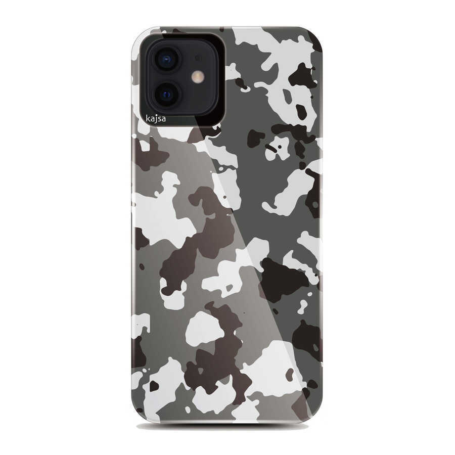 Apple iPhone 12 Kılıf Kajsa Camo Kapak - Görsel 3