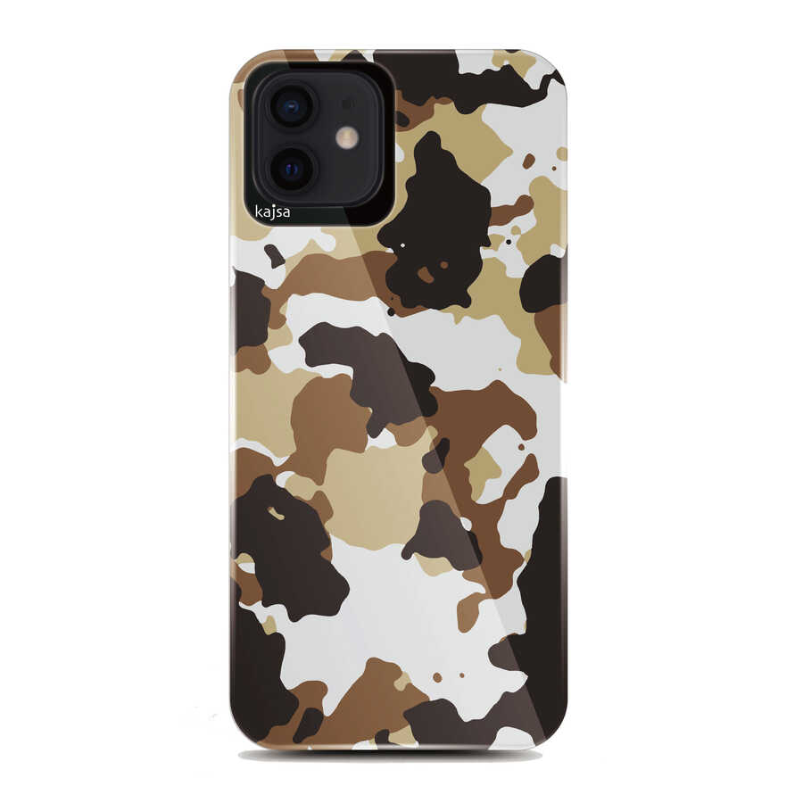 Apple iPhone 12 Kılıf Kajsa Camo Kapak - Görsel 4