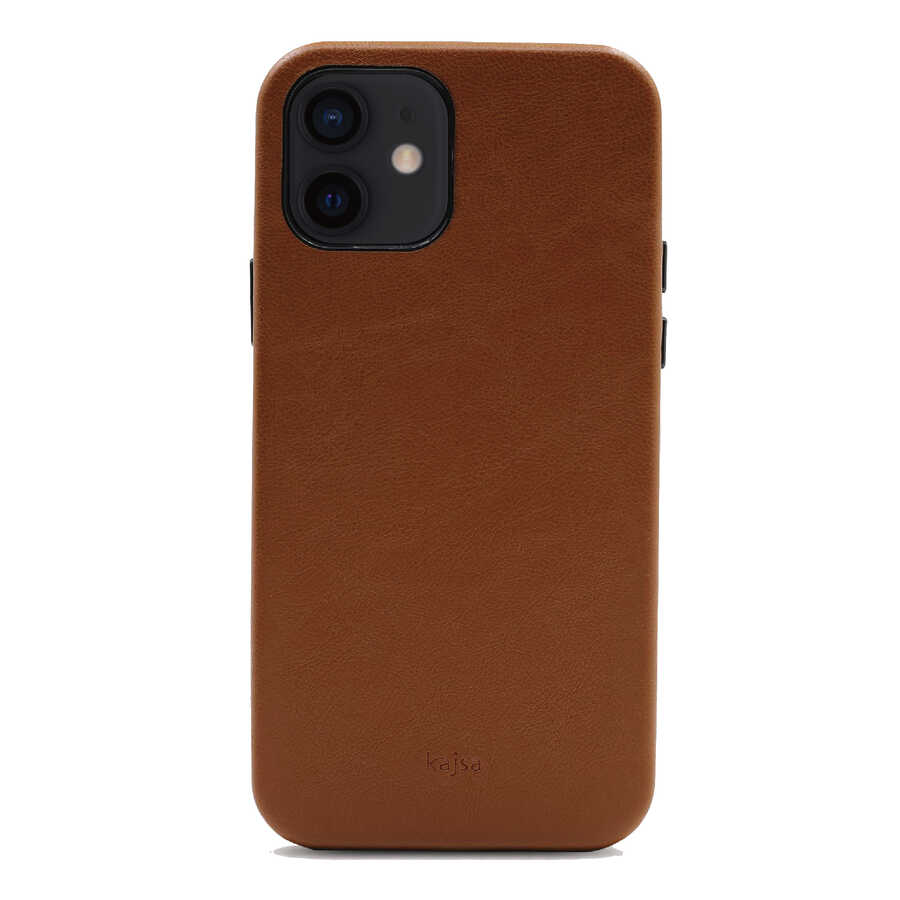 Apple iPhone 12 Kılıf Kajsa Crazy Horse Kapak - Görsel 4