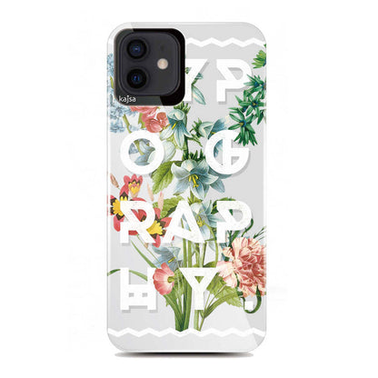 Apple iPhone 12 Kılıf Kajsa Floral Kapak - Görsel 3