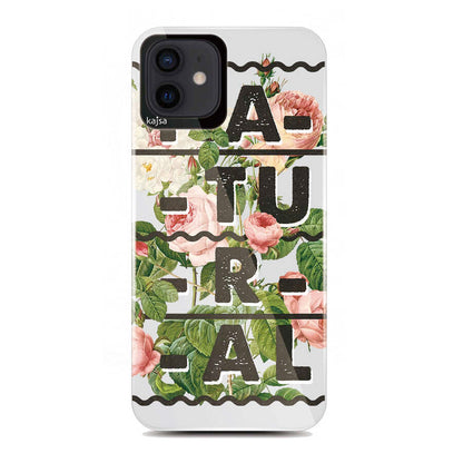 Apple iPhone 12 Kılıf Kajsa Floral Kapak - Görsel 5