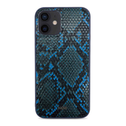 Apple iPhone 12 Kılıf Kajsa Glamorous Serisi Snake Pattern Kapak - Görsel 2