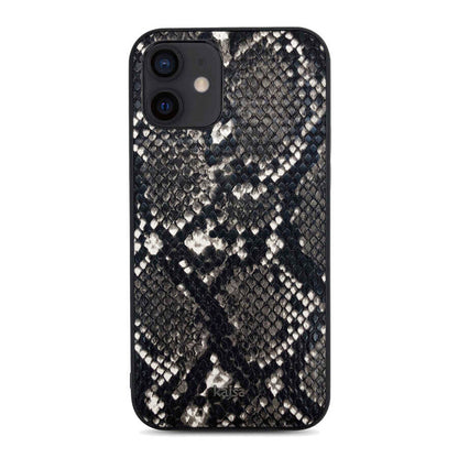 Apple iPhone 12 Kılıf Kajsa Glamorous Serisi Snake Pattern Kapak - Görsel 4