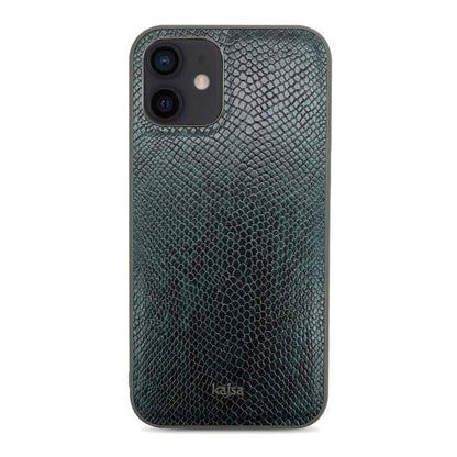 Apple iPhone 12 Kılıf Kajsa Glamorous Serisi Snake Pattern Kapak - Görsel 5