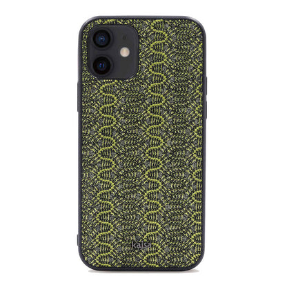 Apple iPhone 12 Kılıf Kajsa Glamorous Serisi Waterfall Pattern Kapak - Görsel 3