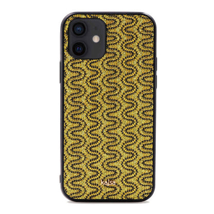 Apple iPhone 12 Kılıf Kajsa Glamorous Serisi Waterfall Pattern Kapak - Görsel 5