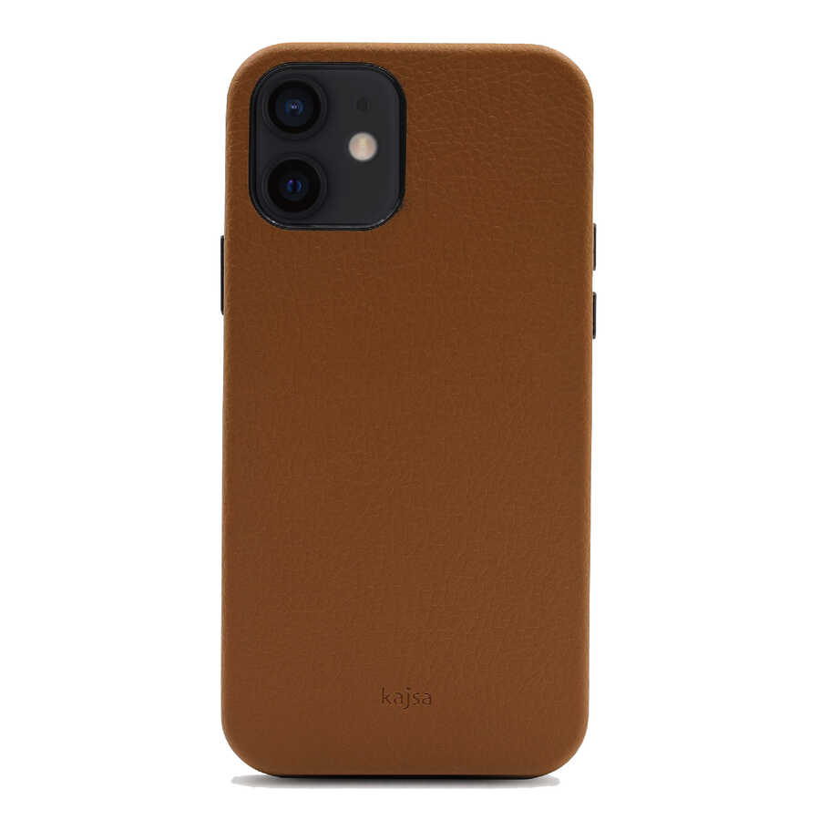 Apple iPhone 12 Kılıf Kajsa Litchi Kapak - Görsel 4
