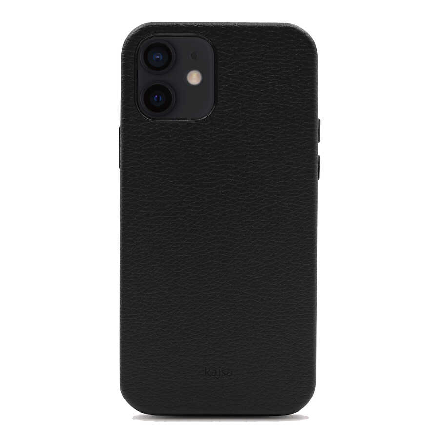 Apple iPhone 12 Kılıf Kajsa Litchi Kapak - Görsel 6