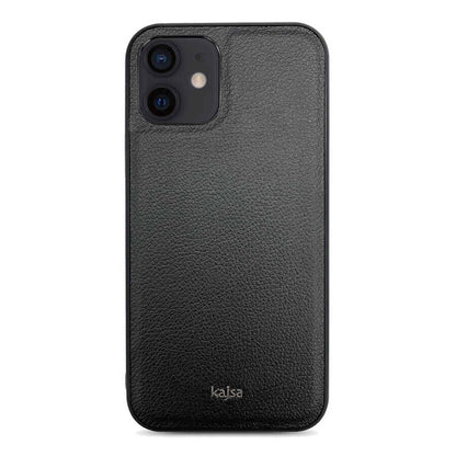 Apple iPhone 12 Kılıf Kajsa Luxe Collection Hakiki Deri Kapak - Görsel 2