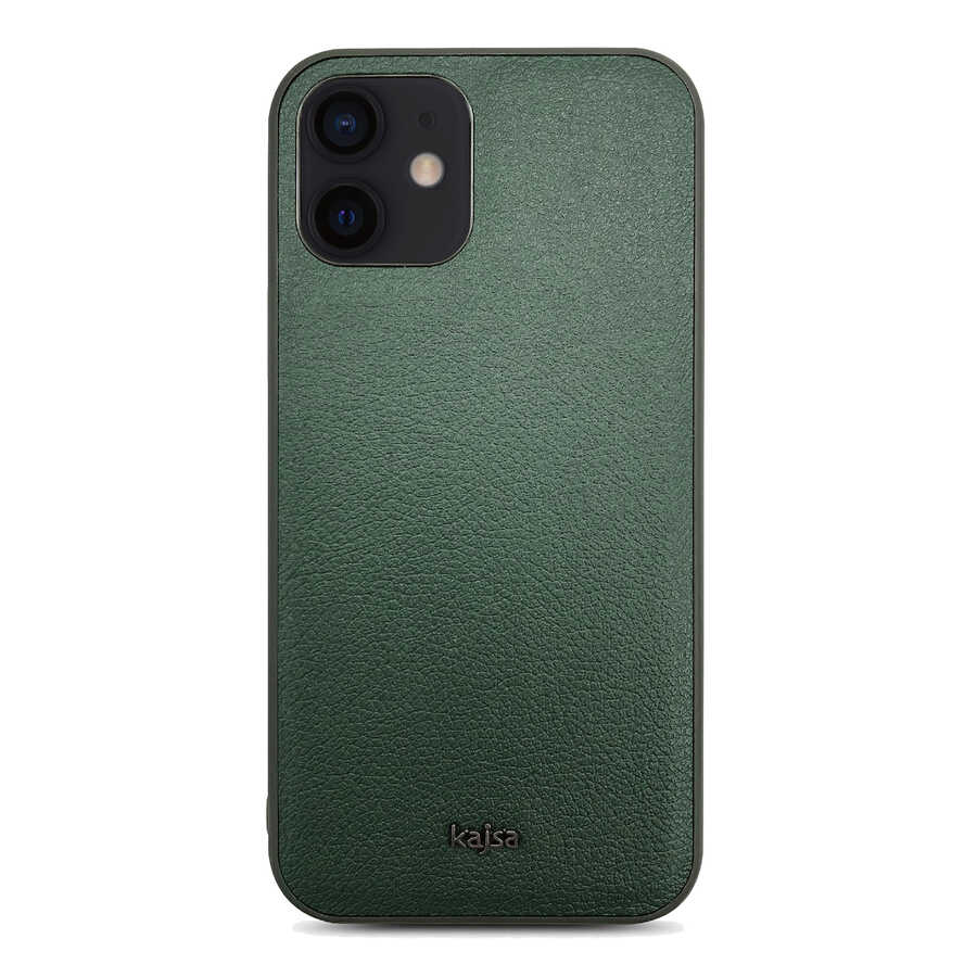 Apple iPhone 12 Kılıf Kajsa Luxe Collection Hakiki Deri Kapak - Görsel 3