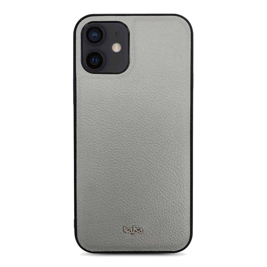 Apple iPhone 12 Kılıf Kajsa Luxe Collection Hakiki Deri Kapak - Görsel 6