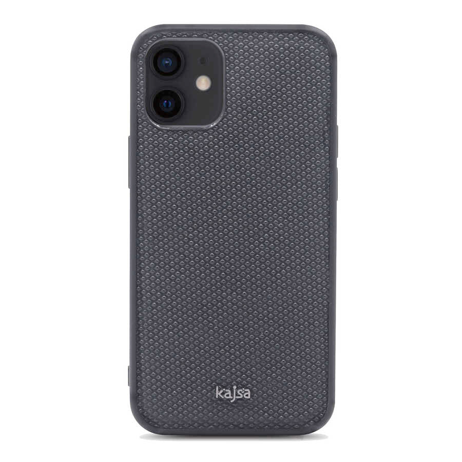 Apple iPhone 12 Kılıf Kajsa Preppie Serisi Dark Kapak - Görsel 3