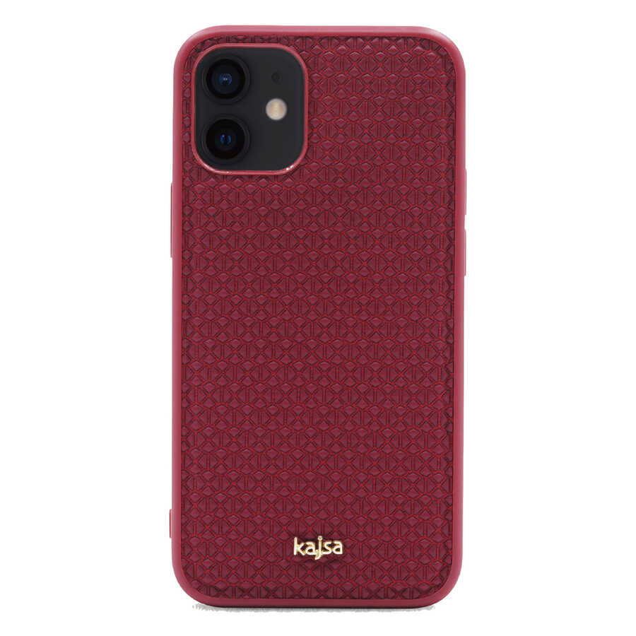 Apple iPhone 12 Kılıf Kajsa Splendid Serisi 3D Leaf Kapak - Görsel 5