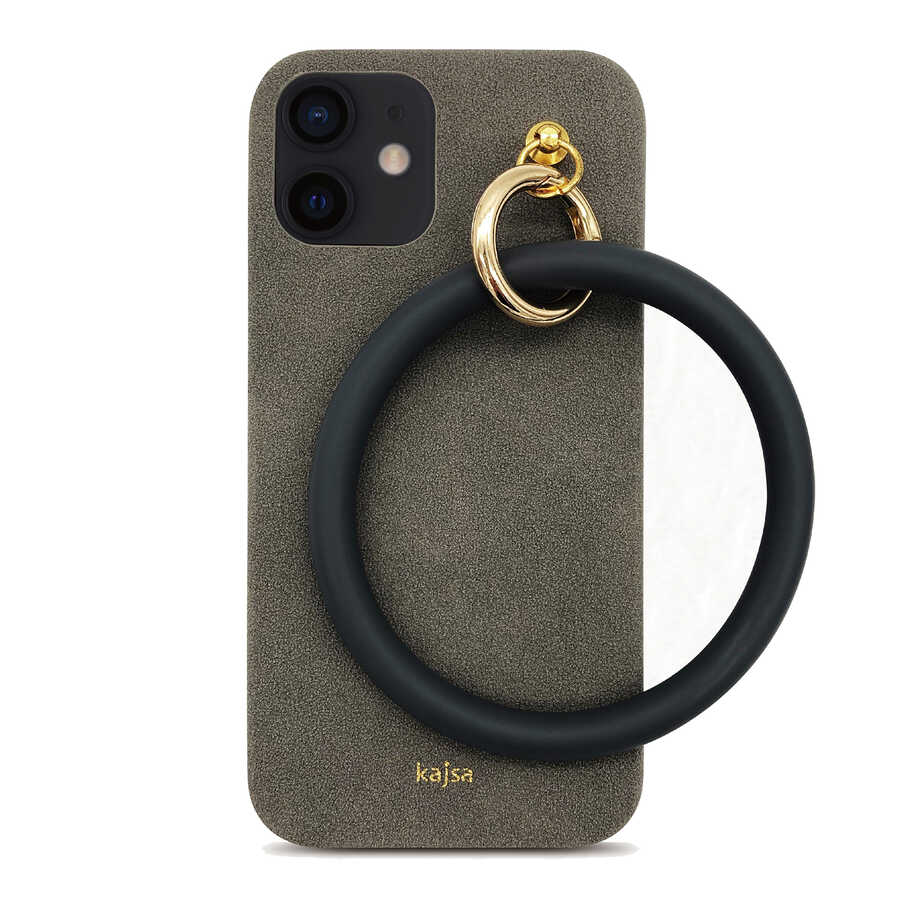 Apple iPhone 12 Kılıf Kajsa Splendid Serisi Morandi Ring Kapak - Görsel 2