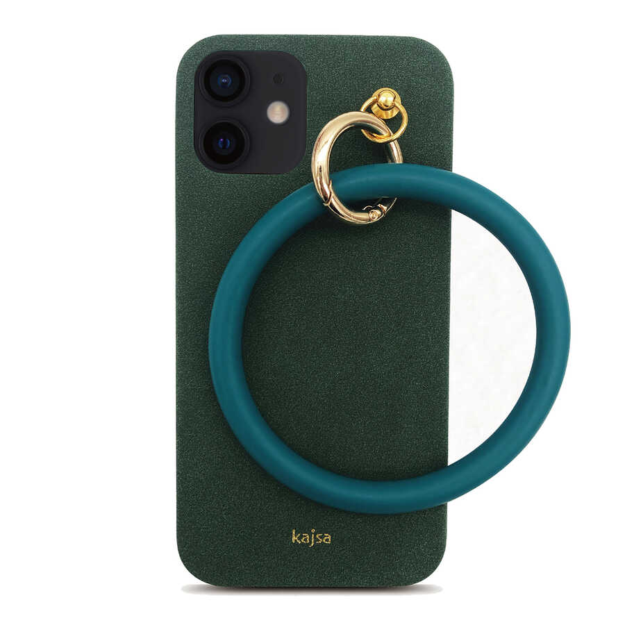 Apple iPhone 12 Kılıf Kajsa Splendid Serisi Morandi Ring Kapak - Görsel 4