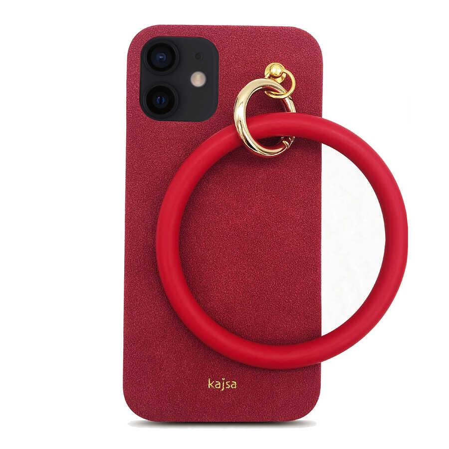 Apple iPhone 12 Kılıf Kajsa Splendid Serisi Morandi Ring Kapak - Görsel 5