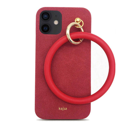Apple iPhone 12 Kılıf Kajsa Splendid Serisi Morandi Ring Kapak - Görsel 5