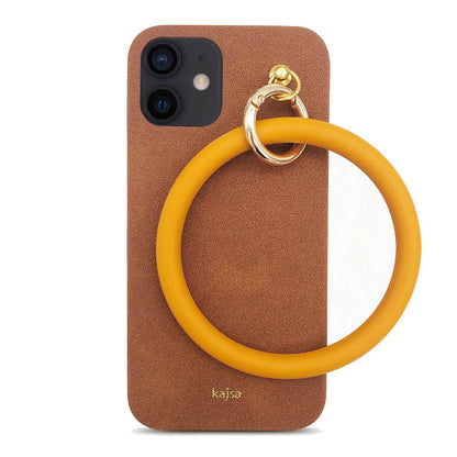 Apple iPhone 12 Kılıf Kajsa Splendid Serisi Morandi Ring Kapak - Görsel 6