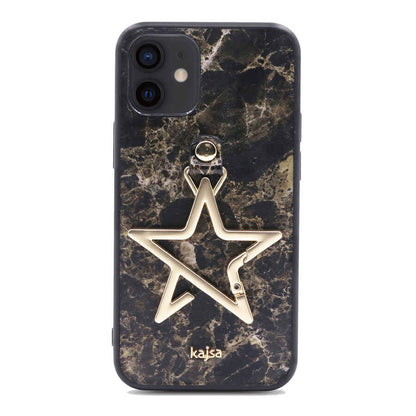 Apple iPhone 12 Kılıf Kajsa Starry Serisi Marble Kapak - Görsel 3