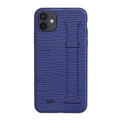 Apple iPhone 12 Kılıf Kajsa Wave Pattern Handstrap Kapak - Görsel 3