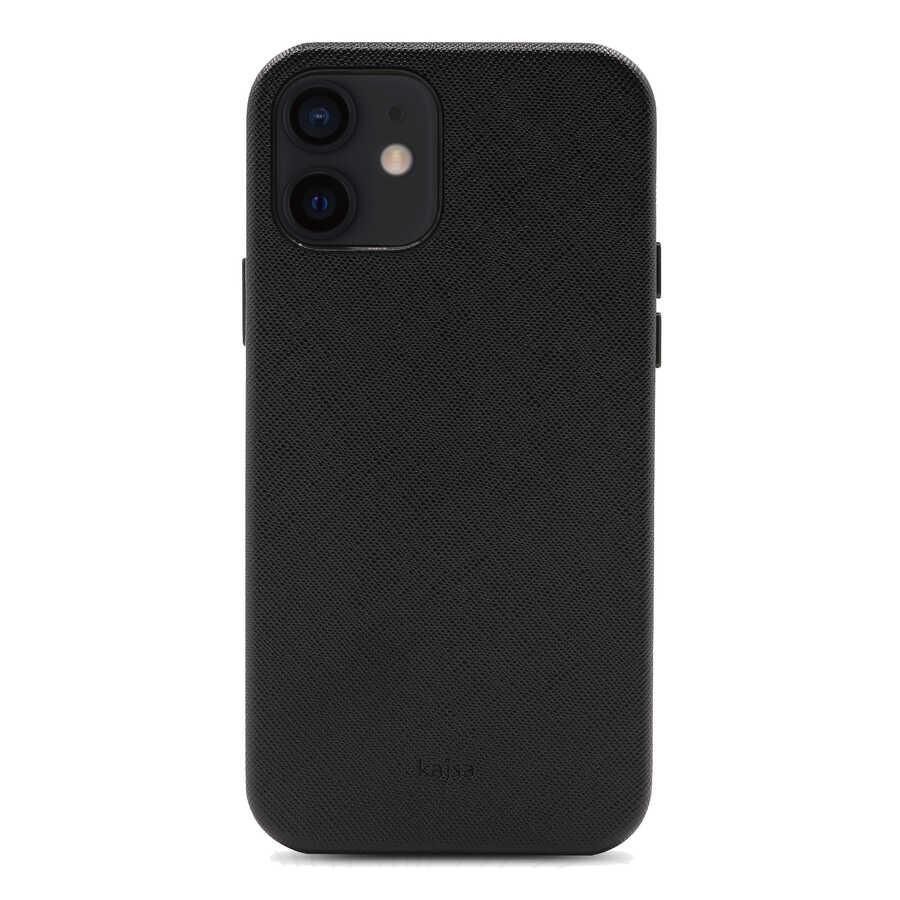 Apple iPhone 12 Kılıf Kajsa Woven Kapak - Görsel 4
