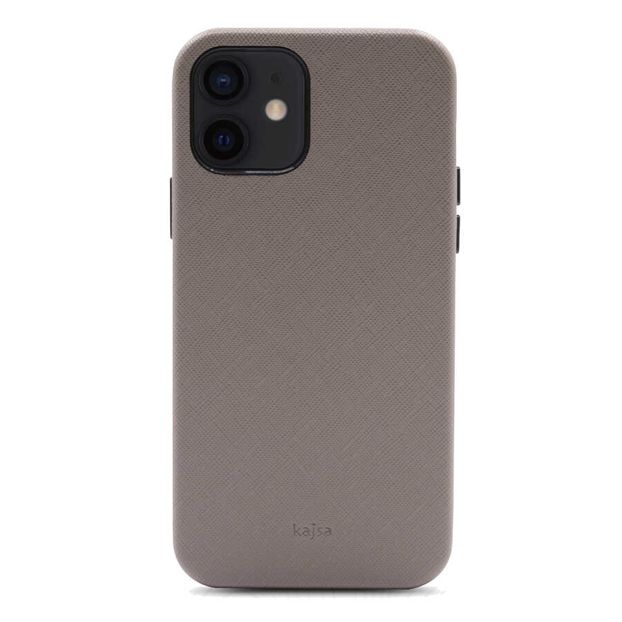 Apple iPhone 12 Kılıf Kajsa Woven Kapak - Görsel 5