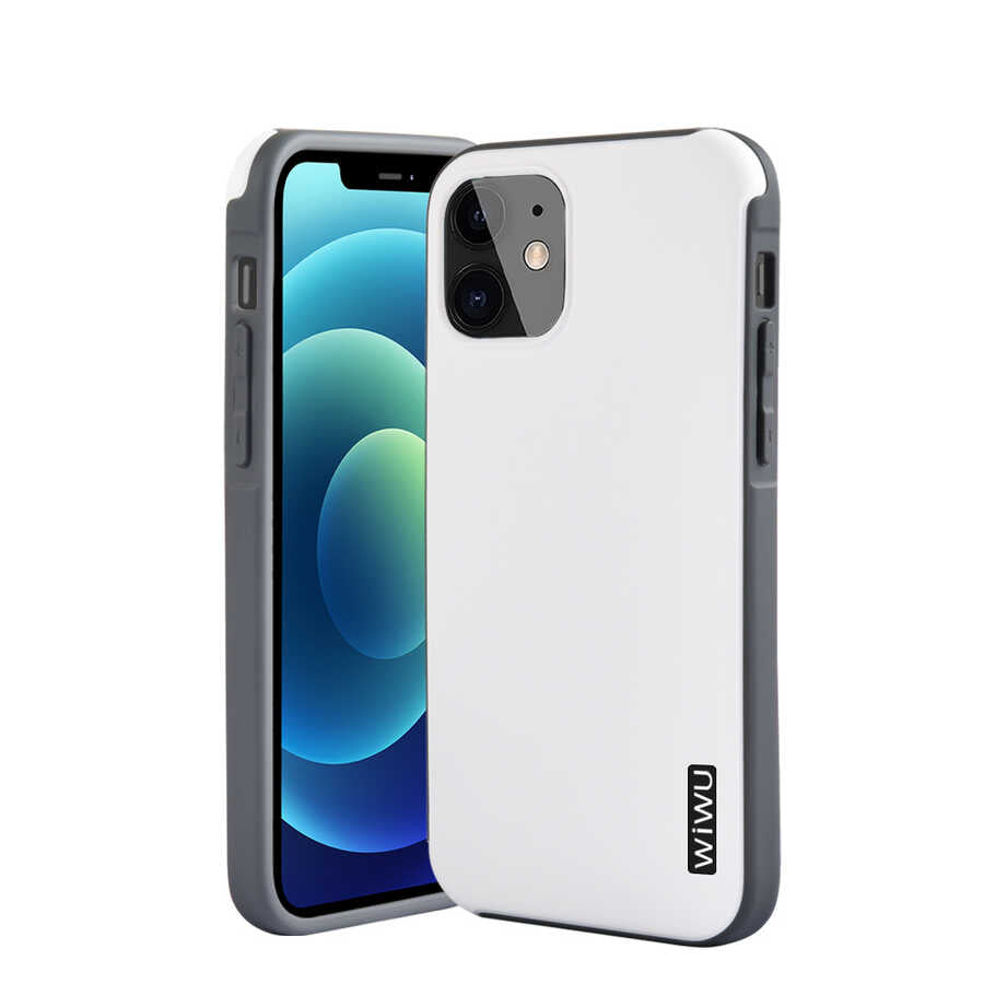 Apple iPhone 12 Kılıf Wiwu Sand Stone Kapak - Görsel 3