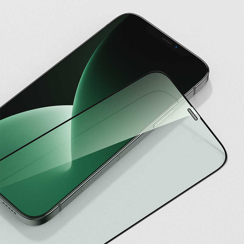 Apple iPhone 12 Mini Benks 0.3mm V Pro Dust Proof Green Light Ekran Koruyucu - Görsel 2