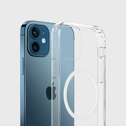 Apple iPhone 12 Mini Kılıf Wiwu Magnetic Crystal Kapak - Görsel 2
