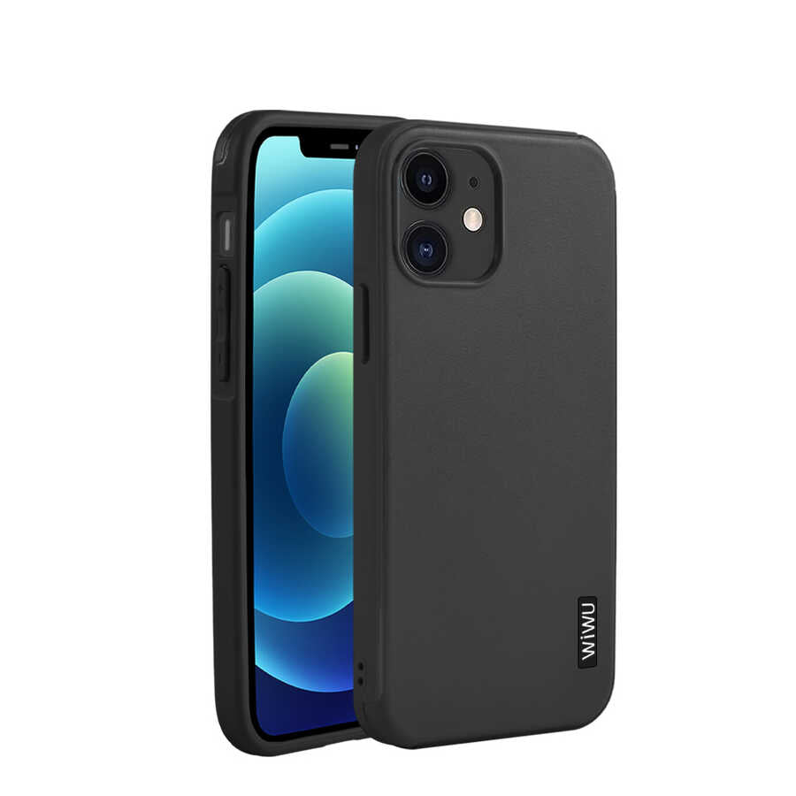 Apple iPhone 12 Mini Kılıf Wiwu Sand Stone Kapak - Görsel 2