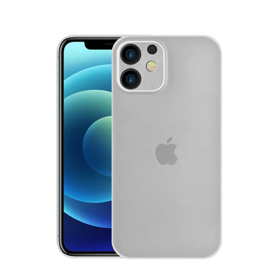 Apple iPhone 12 Mini Kılıf Wiwu Skin Nano PP Kapak - Görsel 3