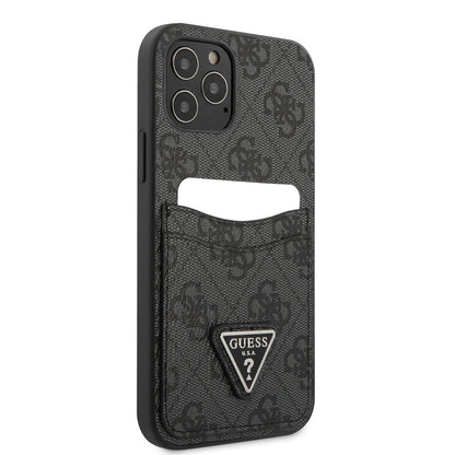 Apple iPhone 12 Pro Kılıf GUESS Çift Kart Bölmeli Kapak - Görsel 2