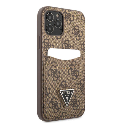 Apple iPhone 12 Pro Kılıf GUESS Çift Kart Bölmeli Kapak - Görsel 3