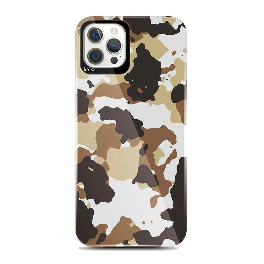 Apple iPhone 12 Pro Kılıf Kajsa Camo Kapak - Görsel 4