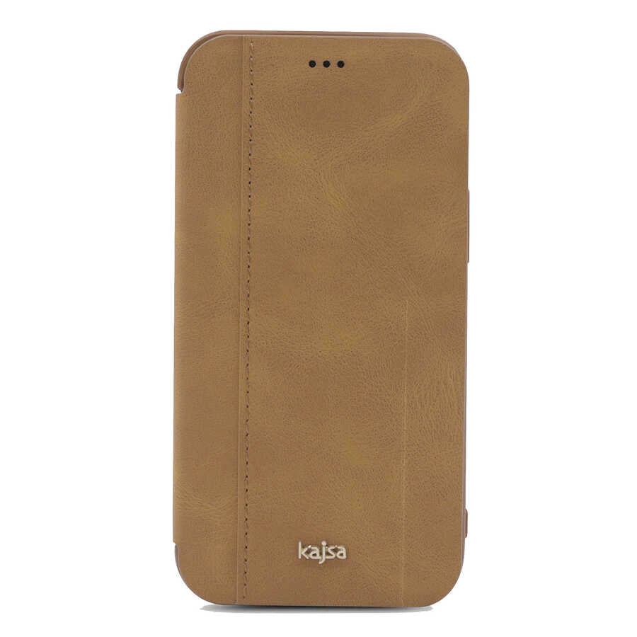 Apple iPhone 12 Pro Kılıf Kajsa Dale Serisi Parallel PU Folio Kapaklı Kılıf - Görsel 4