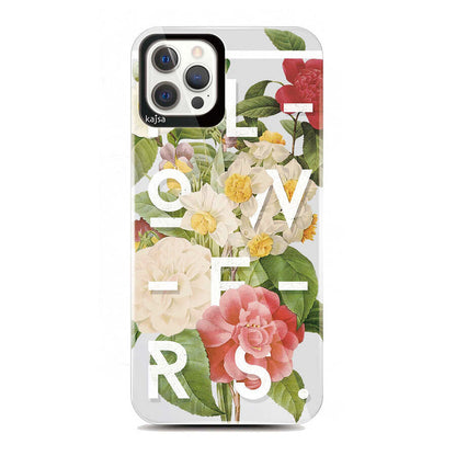 Apple iPhone 12 Pro Kılıf Kajsa Floral Kapak - Görsel 4