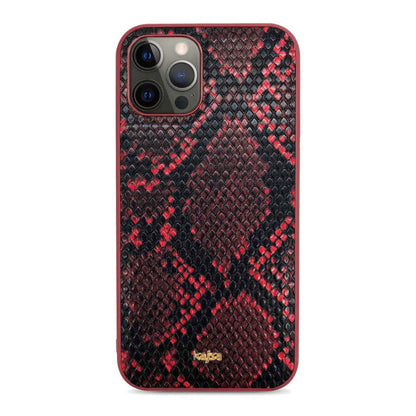 Apple iPhone 12 Pro Kılıf Kajsa Glamorous Serisi Snake Pattern Kapak - Görsel 6