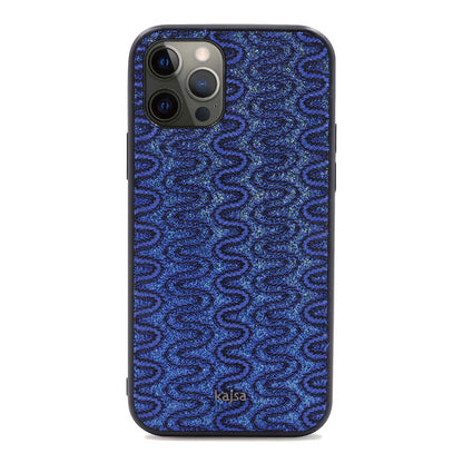 Apple iPhone 12 Pro Kılıf Kajsa Glamorous Serisi Waterfall Pattern Kapak - Görsel 2