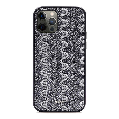 Apple iPhone 12 Pro Kılıf Kajsa Glamorous Serisi Waterfall Pattern Kapak - Görsel 4